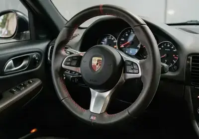 PORSCHEのハンドルカバー